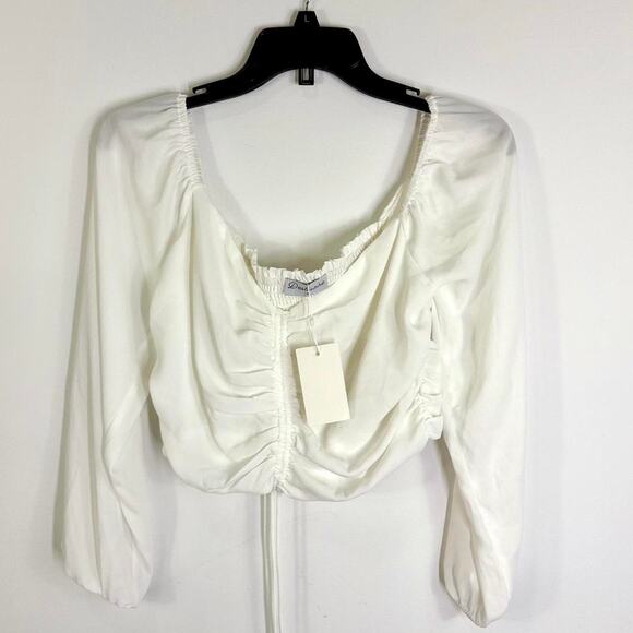 Destinaire nwt white long sleeve - Picture 2 of 4